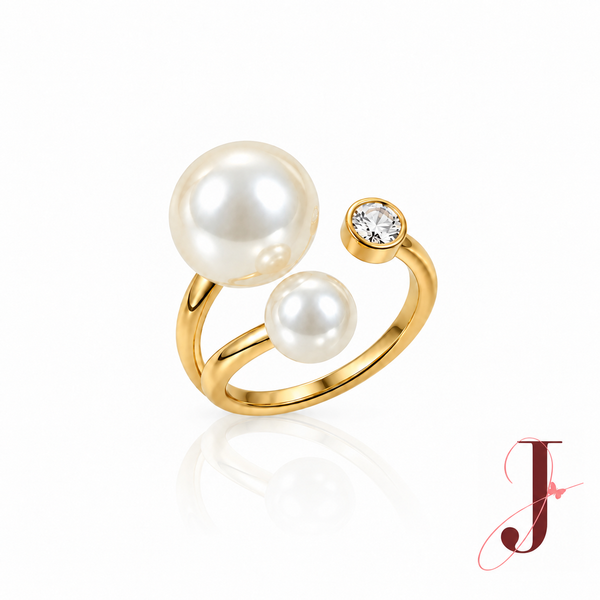 Pearly White Ring