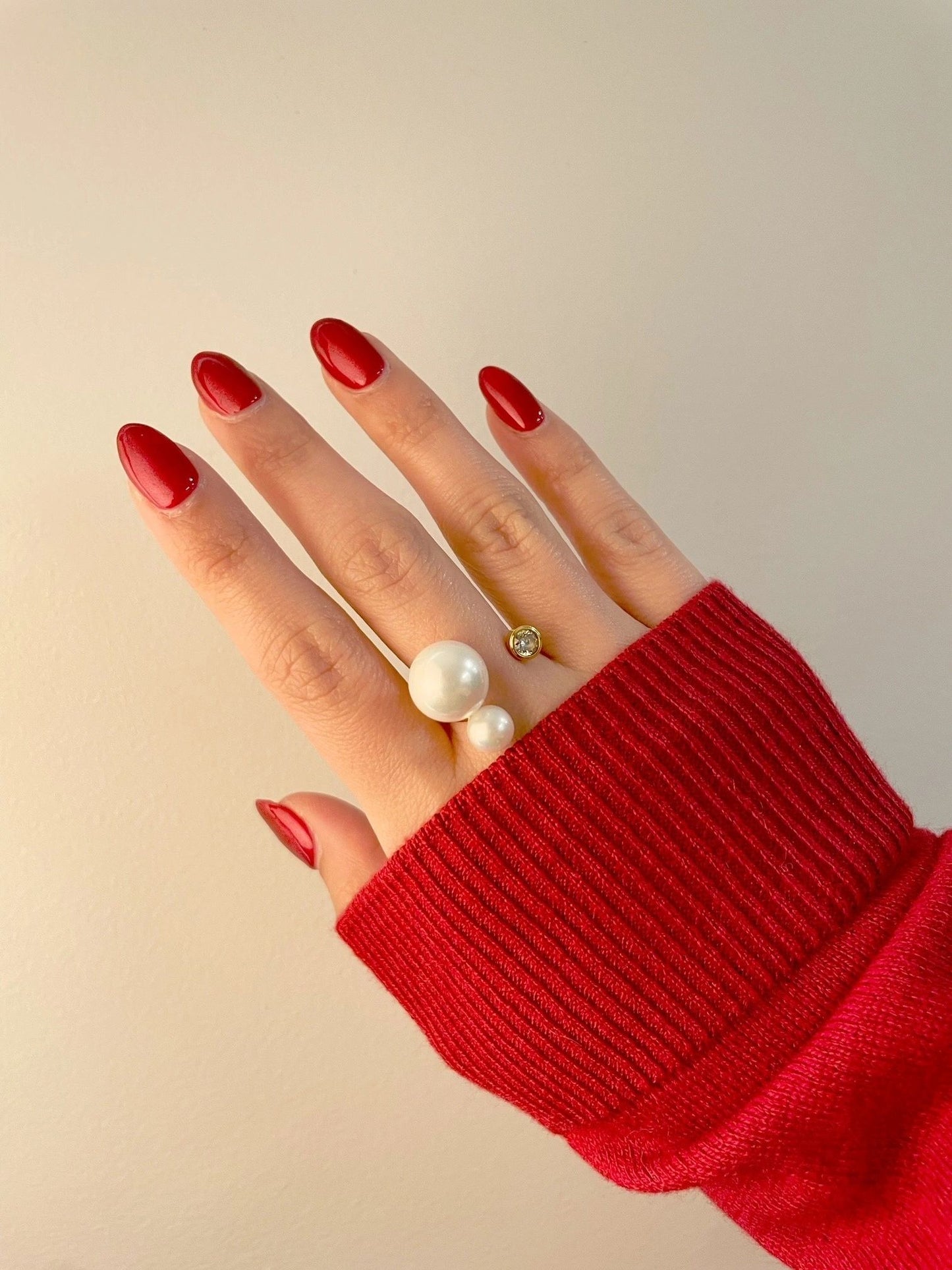 Pearly White Ring