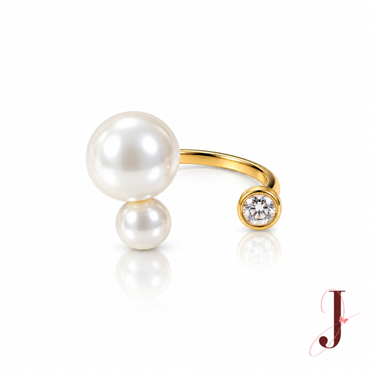 Pearly White Ring