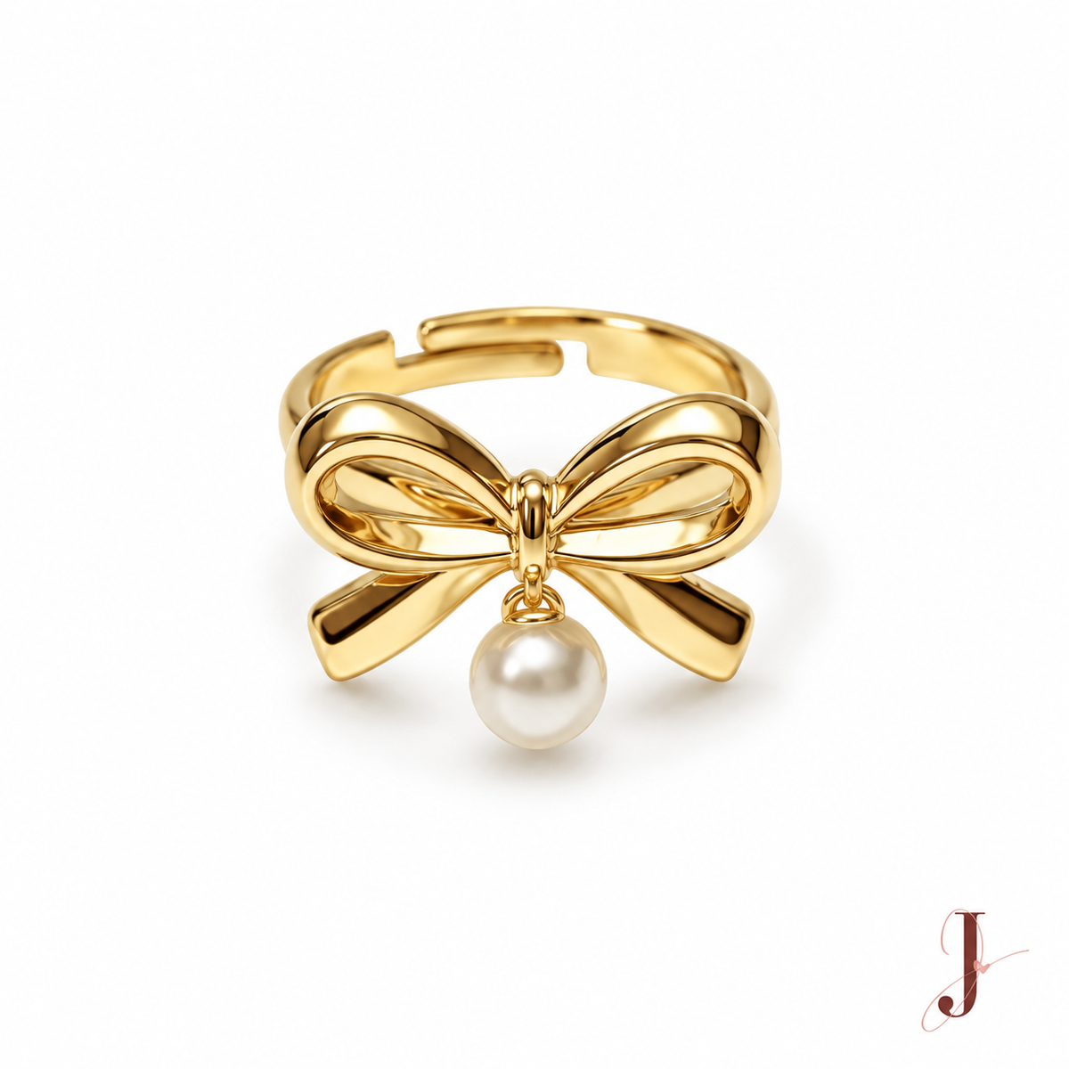 Coquette pearly ring
